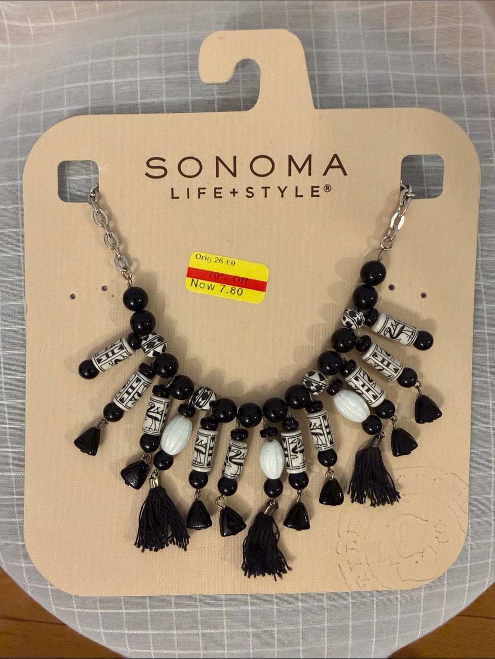 Sonoma B&W Necklace